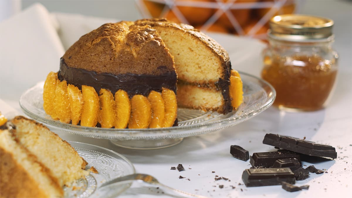Tarta de mandarina