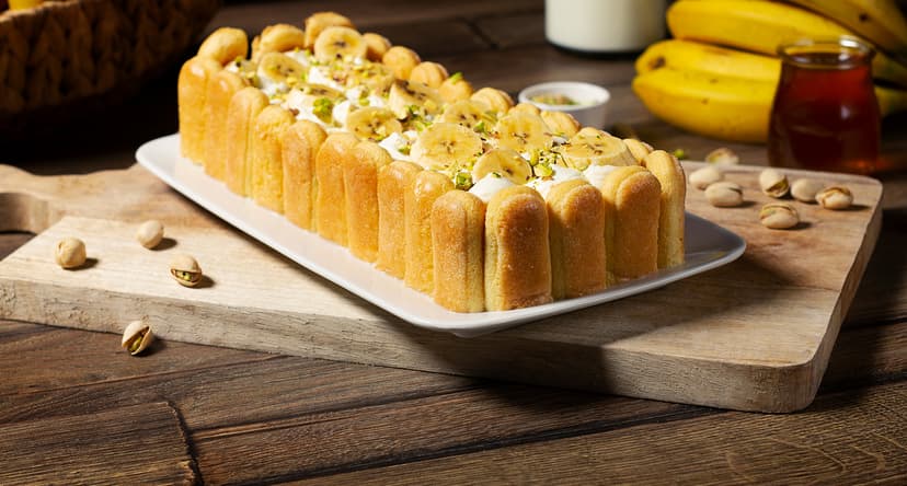 Tarta de plátano