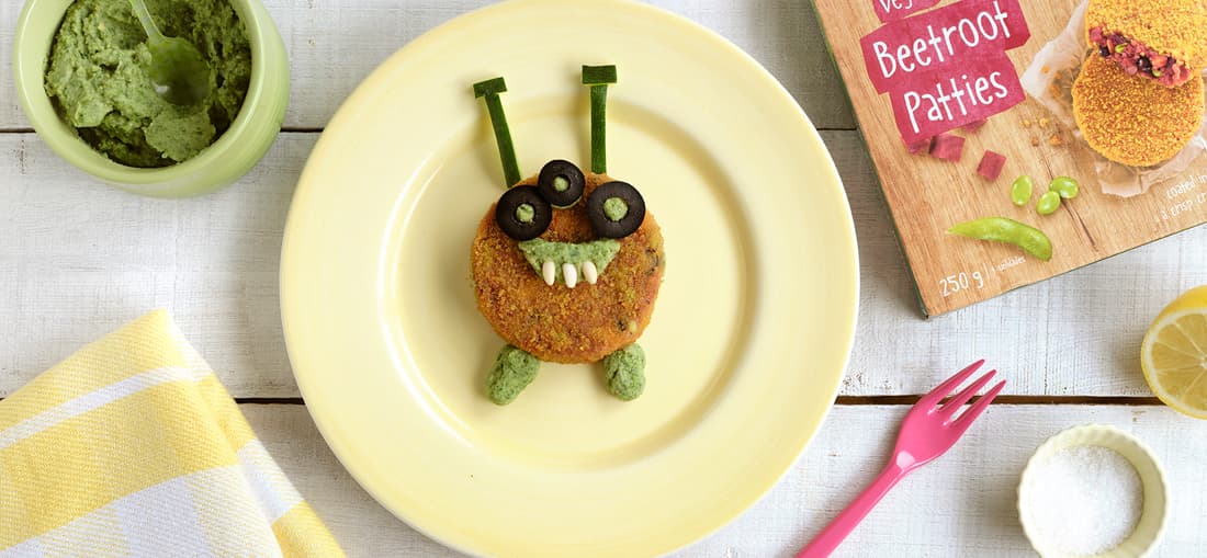 Hamburguesa con verduras