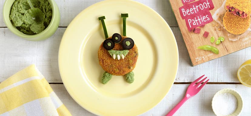 Hamburguesa con verduras