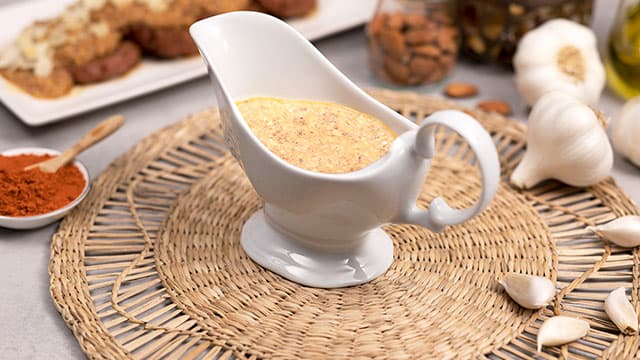 Salsa de almendras