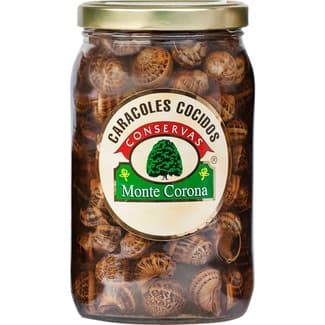 Caracoles cocidos frasco 1,8 kg neto escurrido - Monte Corona