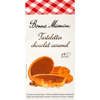 Tartaletas rellenas de chocolate y caramelo estuche 135 g - Bonne Maman
