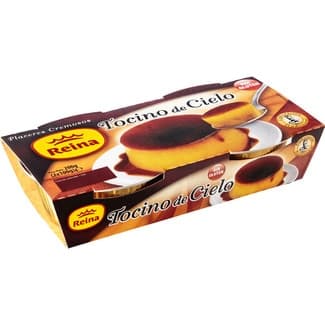 Tocino de cielo sin gluten pack 2 unidades 100 g - Reina