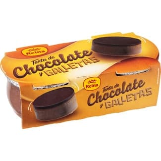 Tarta de chocolate y galleta pack 2 unidades 70 g - Reina