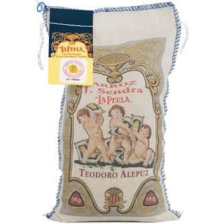 Arroz redondo J.Sendra DOP de Valencia saco 1 kg - La Perla