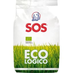 Arroz redondo ecológico paquete 1 kg - Sos