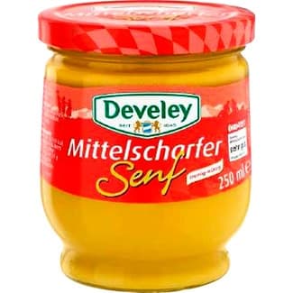 Mostaza alemana suave frasco 250 g - Develey