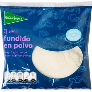 Queso fundido en polvo mezcla elaborado con leche pasteurizada bolsa 100 g - El Corte Ingles