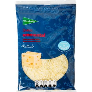 Queso rallado emmental de vaca elaborado con leche pasteurizada bolsa 200 g - El Corte Ingles