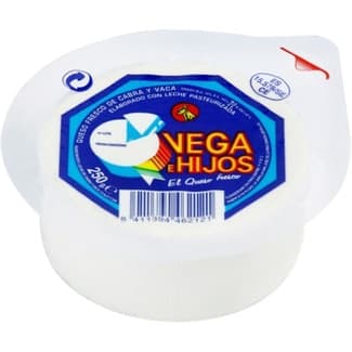 Queso fresco mezcla envase 250 g - Vega E Hijos