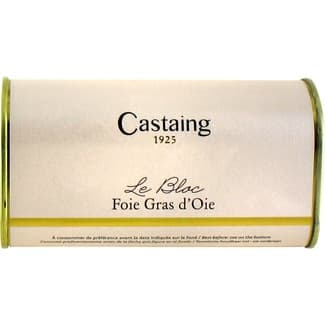 Foie gras de oca en bloc lata 200 g - Castaing