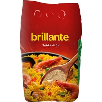 Arroz largo vaporizado paquete 2 kg - Brillante