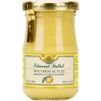 Mostaza de Dijon Yuzu frasco 105 g - Edmond Fallot