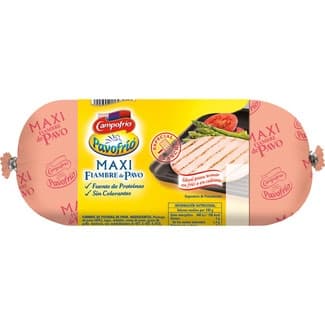 Pavofrío fiambre de pavo maxi mini especial plancha sin gluten pieza 1 kg - Campofrio