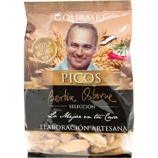 Selección Gourmet picos de pan de elaboración artesana 100% natural bolsa 140 g con aceite de oliva virgen extra - Bertin Osborne
