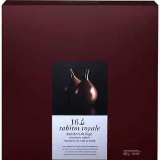 Rabitos Royale bombón de higo a la trufa y al brandy 16 unidades estuche 252 g - La Higuera