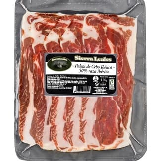 Paleta de cebo ibérica 50% raza ibérica sin gluten sin lactosa envase 150 g - Sierra Leales