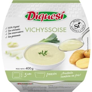 Vichyssoise tarrina 400 g - Diquesi