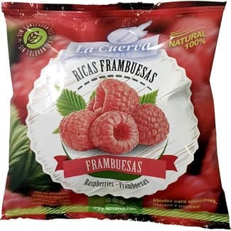 Frambuesas ideales para smoothies 100% naturales bolsa 300 g - La Cuerva