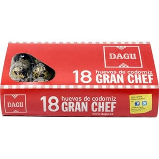 Huevos de codorniz estuche 18 unidades - Dagu