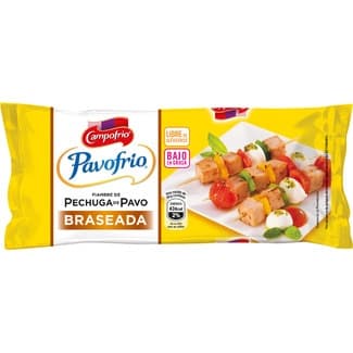 Pavofrío pechuga de pavo braseada mini bajo en grasa sin gluten sin lactosa pieza 340 g - Campofrio