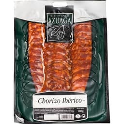 Chorizo ibérico extra en lonchas sin gluten envase 100 g - Sierra De Azuaga