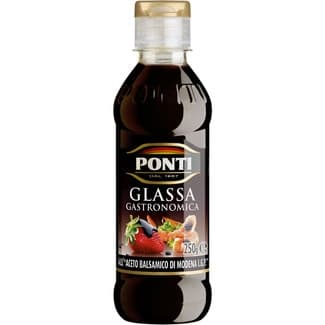 Glassa crema de vinagre balsámico de Módena con IGP aceto balsamico di Modena bote 250 g - Ponti
