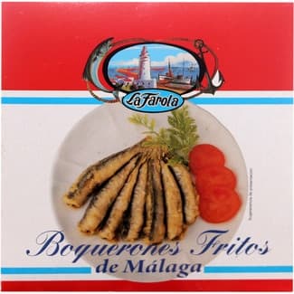 Boquerones fritos de Málaga lata 140 g neto escurrido - La Farola