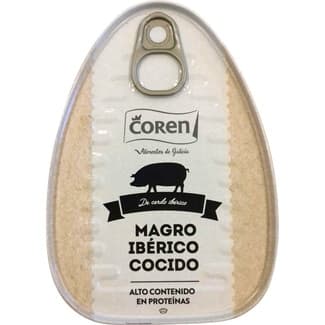 Magro de cerdo ibérico cocido lata 220 g - Coren