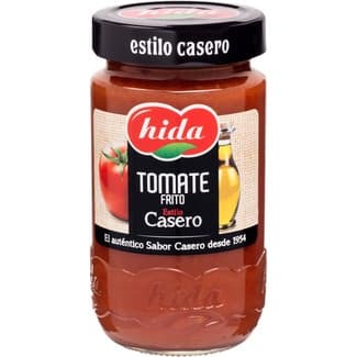 Tomate frito estilo casero frasco 350 g neto escurrido - Hida