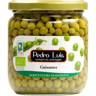 Guisantes ecológicos muy finos frasco 230 g neto escurrido - Pedro Luis