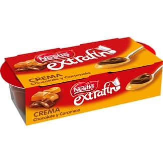 Extrafino crema de chocolate y caramelo pack 2 unidades 70 g - Nestle