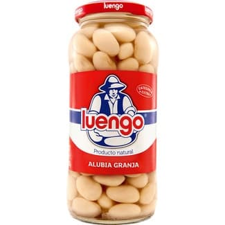 Alubias granja frasco 400 g neto escurrido - Luengo