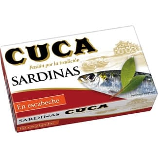 Sardinas en escabeche lata 85 g neto escurrido - Cuca