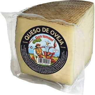 Queso curado de oveja elaborado con leche pasteurizada pieza 775 g - Don Ismael