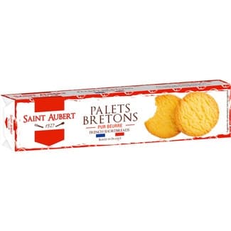 Palets Breton galletas de mantequilla paquete 125 g - Saint Aubert