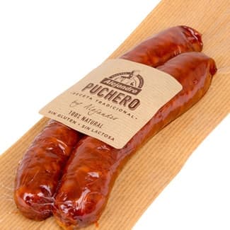 Puchero chorizo 100% natural sin gluten sin lactosa envase 225 g - Alejandro