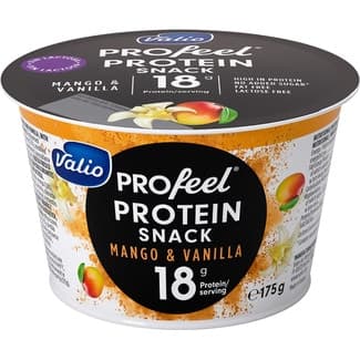 Profeel quark queso con proteínas fresco con yogur de mango y vainilla envase 175 g libre de grasas sin lactosa - Valio