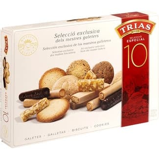 Surtido Especial nº 10 Selección de galletas y barquillos estuche 500 g - Trias