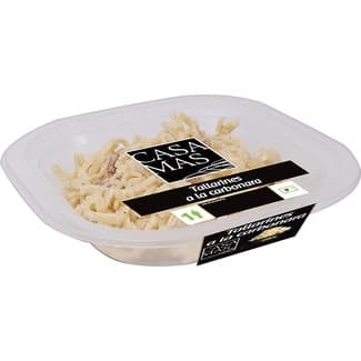 Tallarines a la carbonara 1 ración envase 280 g - Casa Mas