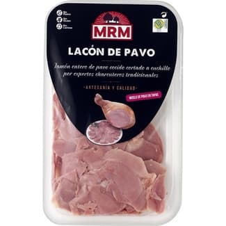 Lacón de pavo en tapas cortado a cuchillo sin gluten sin lactosa envase 180 g - Mrm