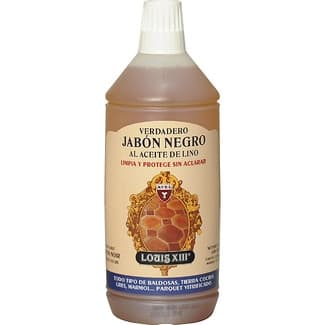 Jabón líquido negro con cera botella 1 l superficies frías - Louis Xiii
