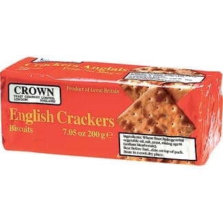 English Crackers paquete 200 g - Crown