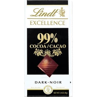 Chocolate negro 99% cacao tableta 50 g - Lindt Excellence