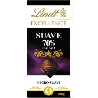 Chocolate negro suave 70% cacao tableta 100 g - Lindt Excellence
