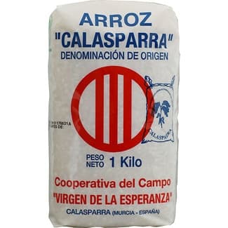 Arroz redondo DOP de Calasparra envase 1 kg - Virgen De La Esperanza