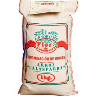 Arroz redondo DOP de Calasparra saco 1 kg - Flor De Calasparra