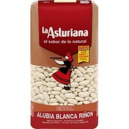 Alubia blanca riñón paquete 1 kg - La Asturiana