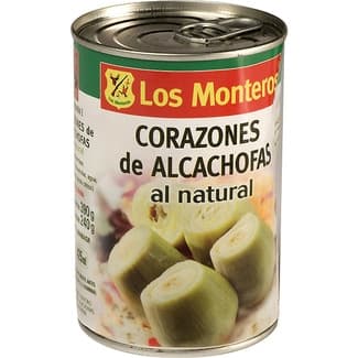 Corazones de alcachofa al natural lata 240 g neto escurrido 6-8 piezas - Cesurca